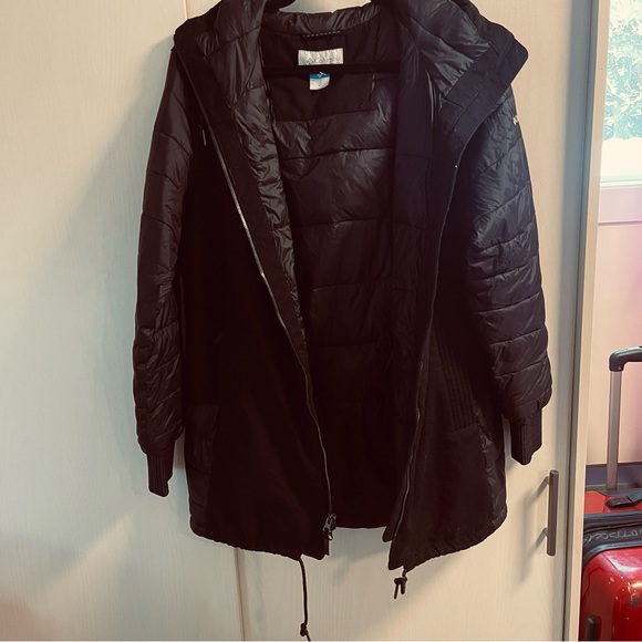 Women’s black COLUMBIA STYLISH & LONG WINTER Coat - Picture 10 of 10